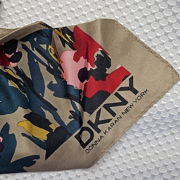 Donna Karan Handbag Scarf-khaki - Picture 3 of 7